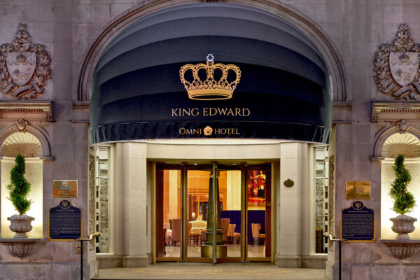 The Omni King Edward Hotel Entrance